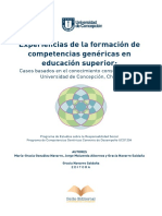 Libro Experiencias de La Formacion de Competencias Genericas en Educacion Superior