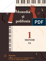 Monodia Si Polifonia