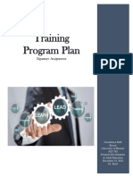 Wk6signature Assignature Training Program Plan Huffbrowng