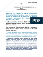 LA CADENA DE VALOR PRODUCTIVA-INFORMATIVA y EDUCATIVA