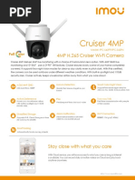 4MP H.265 Cruiser Wi-Fi Camera