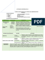 ACTIVIDAD DE APRENDIZAJES No 2 de Educación Física.