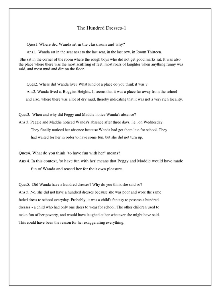 A hundred dresses i pdf