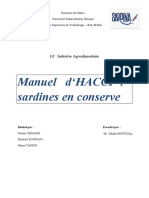 HACCP sardina