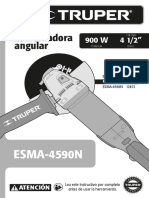 ESMA-4590N: Esmeriladora Angular