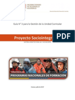 Guía N° 3 Proyecto Sociointegrador al 22jun17 Trimestre 3