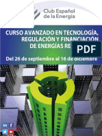 Curso Avanzado Tecnologia Regulacion Financiacion Eerr 2022