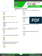 Ciclo Free Aritmetica