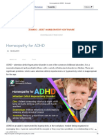 Homeopathy For ADHD - Hompath