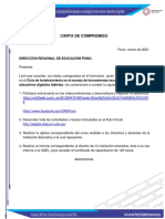 Carta de Compromiso Del Participante