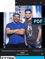 Empresários e recordistas na web Luccasextra e Felipe Neto