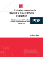 Hepatitis C Virus (HCV) /HIV Coinfection: Research & Policy Recommendations For