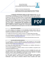 Locais e horários da prova do PASSE UFMS 2023