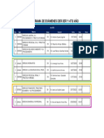 01 CRONOGRAMA DE 1er. EXÁMENES DER 3ER Y 4TO AÑO