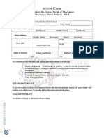 Sitfpa Choir Membership Form