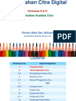 3, 4, 5 - Perbaikan Kualitas Citra & Restorasi Citra