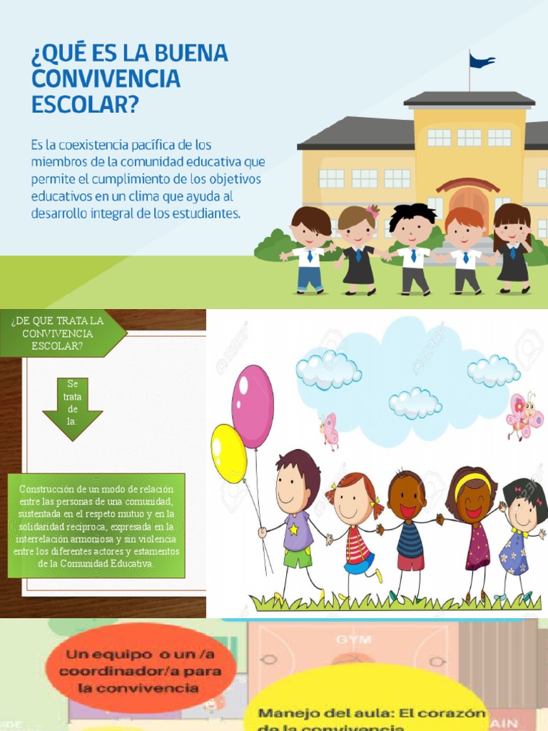 Respeto y convivencia escolar positiva | PDF | Crecimiento personal y ...