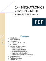 MS 224 - MECHATRONICS SERVICING NC III (CORE COMPETENCY