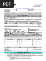 Application For Membership Form: Application No.: Effectivity Date: Contract No.