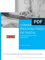 Conversão de Processo Físico em Digital - Digitalização Pela Parte