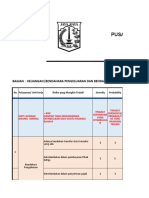 FORM RISK IDENTIFICATION Perencanaan