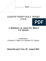 Cognitive Therapy Scale - Revised (CTS-R) | PDF | Psychotherapy ...
