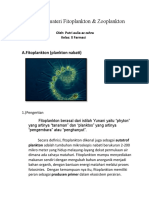 Resume Materi Fitoplankton & Zooplankton: A.Fitoplankton (Plankton Nabati)