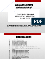 Part 2 - Kebijakan Kriminal