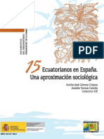 Ecuatorianos en España (2007) - Ministerio de Inmigración
