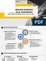 Pengendalian Kontrak Jasa Konstruksi (Up Date)