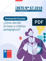 Infografia de Promocion Escolar y Sus Criterios de Decision