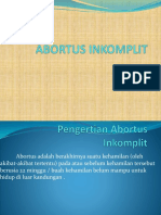 Abortus Inkomplit