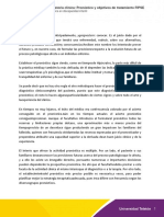 Pronóstico Clínico y Objetivos Tratamiento