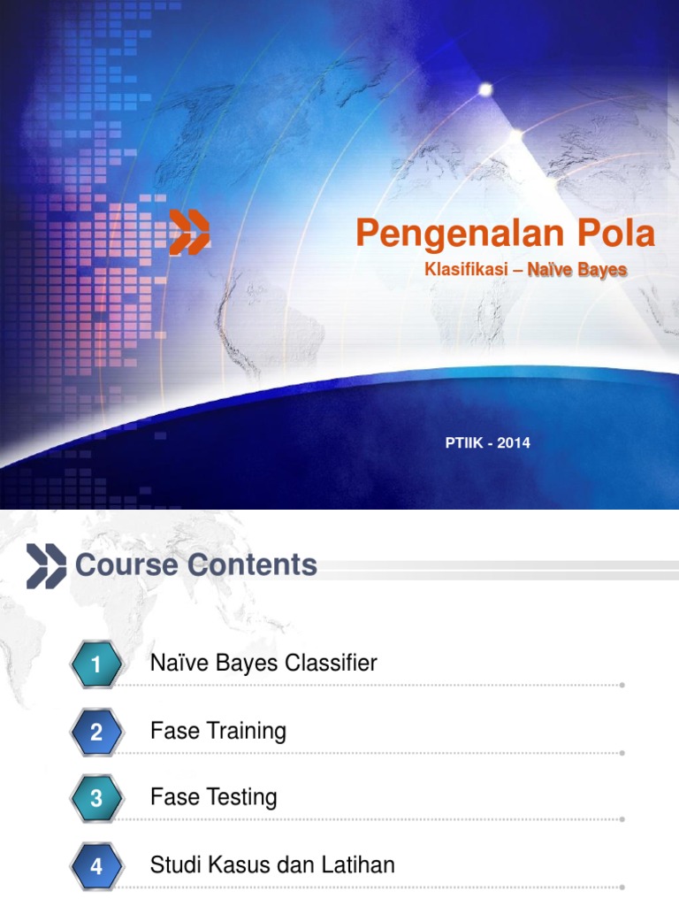 Pengenalan Pola Klasifikasi Nave Bayes | PDF
