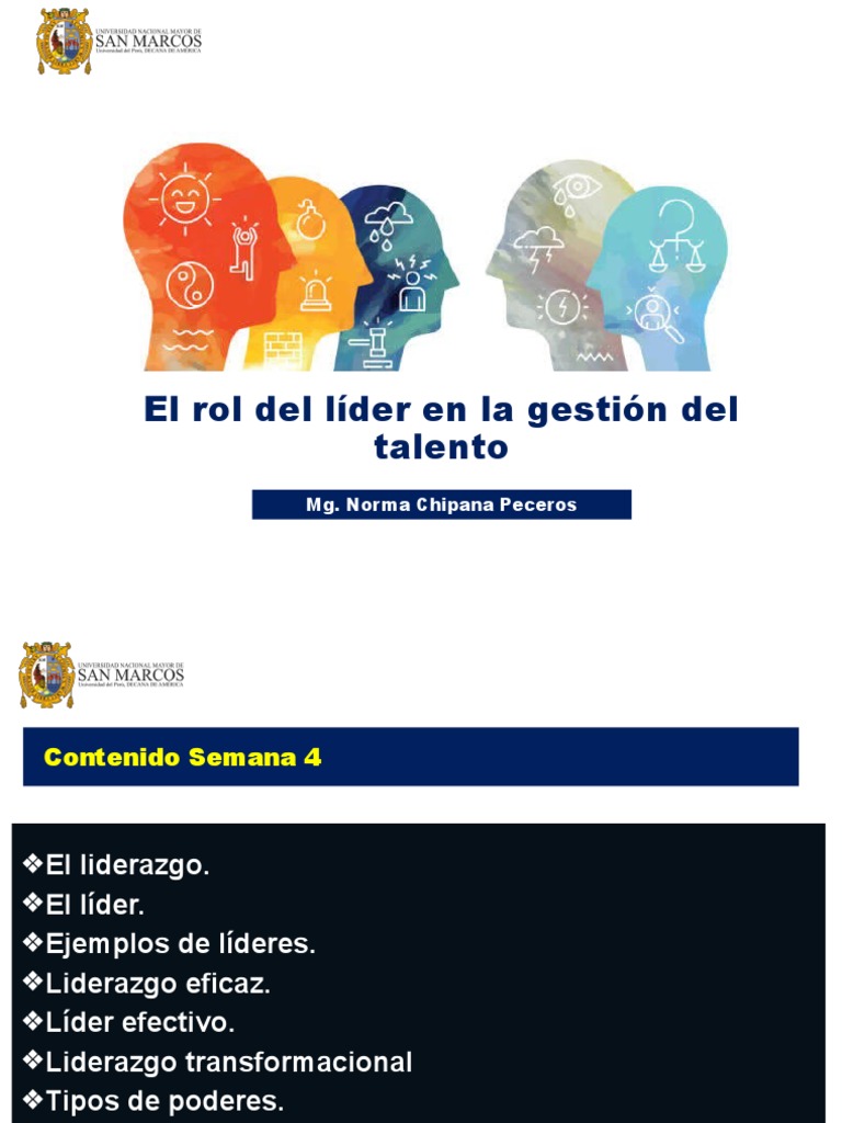 Semana 4. El Rol Del Lder en La Gestin Del Talento Ok | PDF | Liderazgo ...