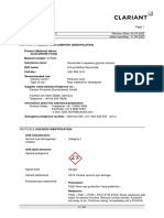Safety Data Sheet for Glucopure Foam