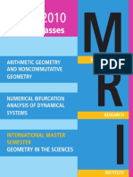 Mathematical Master Class in Arithmetic Geometry and Noncommutative Geometry