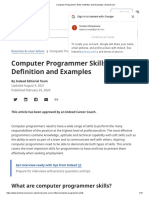 Computer Programmer Skills - Definition and Examples