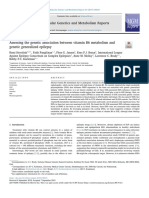 Assessing The Genetic Association Between Vitamin