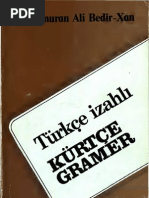 Türkçe Izahlı Kürtçe Gramer