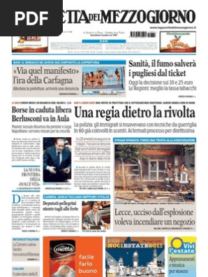 La Gazzetta Del Mezzogiorno 030811