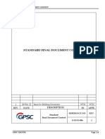 GPSC Standard Final Document Content