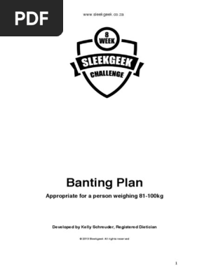 Banting Plan 3