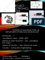 Micro Project Basic Electronics 2 Semester