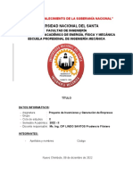 UNS Ing. Mecánica - Proy. Inv. y Gen. Empresas - Informe de PROYECTO (2022.12.09)
