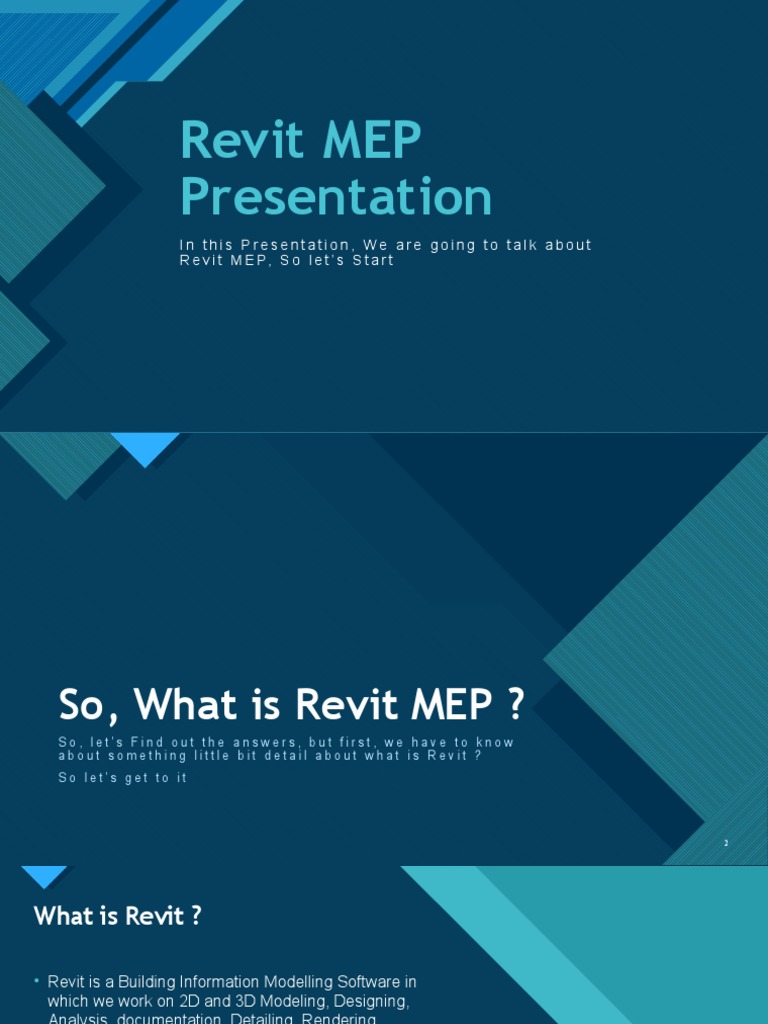 Revit Mep Presentation Pdf Autodesk Revit Duct Flow