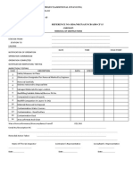 CHECK LIST RMVL Obstrction