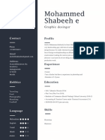 Mohammed Shabeehe Graphic Designer Contact Profile