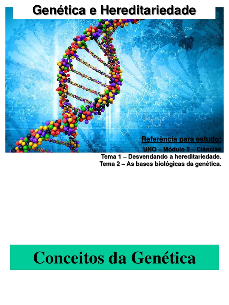 Genética e Hereditariedade no 9º Ano | PDF | Alelo | Gene