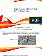 Fingerprint Characteristics and Formation